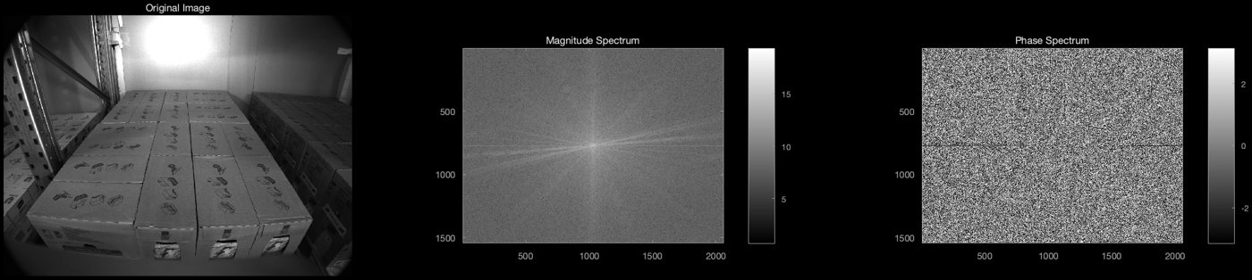 Image with magnitude and phase spectrum